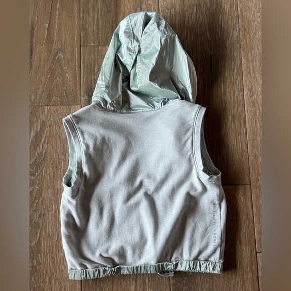 Athleta Girl Simone Biles mint green reversible vest size L/12 - Picture 7 of 10